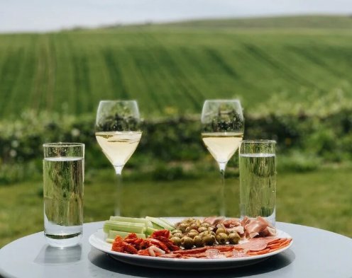 Wine tasting at a Sussex vineyard